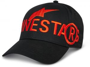 šiltovka COMMITTED, ALPINESTARS (čierna/červená)