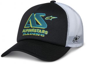 šiltovka AYESS TRUCKER, ALPINESTARS (čierna/biela)