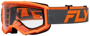 okuliare FOCUS, FLY RACING detské (čierna/oranžová)