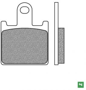 brzdové platničky, NEWFREN (zmes ROAD TOURING SINTERED) 2 ks v balení