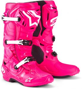 Topánky TECH 10, ALPINESTARS (rúžová/čierna/biela) 2025