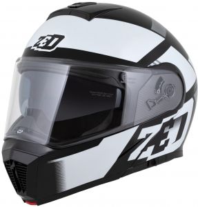 Prilba F19, ZED (čierna/biela/sivá) 2025