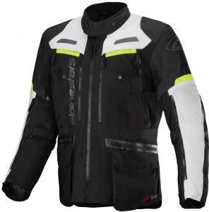 bunda BOGOTA PRO DRYSTAR, ALPINESTARS (čierna/šedá/žltá fluo)
