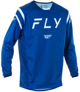 Dres KINETIC CENTRE, FLY RACING - USA 2025 (modrá/biela)