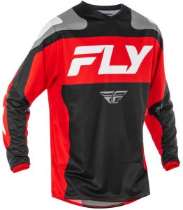 dres F-16, FLY RACING - USA 2025 (černá/červená/bílá)