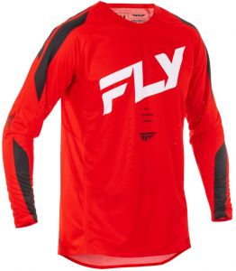 Dres EVOLUTION, FLY RACING - USA 2025 (červená/biela/čierna)