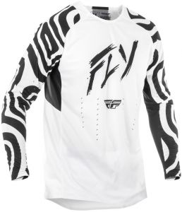 Dres EVOLUTION, FLY RACING - USA 2025 (biela/čierna)