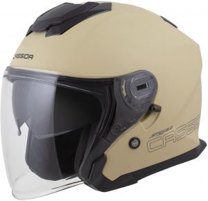 prilba Jet Tech 2.0 Solid, CASSIDA (piesková matná/čierna/sivá) 2026