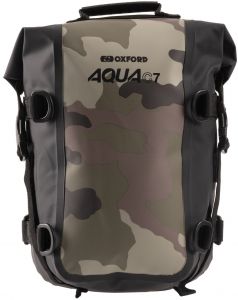taška na padací rám AQUA C7 crash bar bag, OXFORD (maskáč, objem 7l)