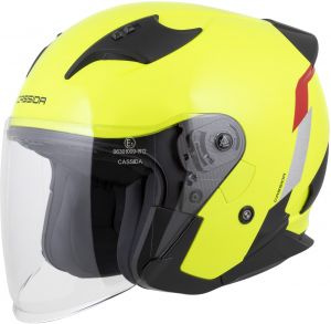 prilba Reflex 2.0 Safety, CASSIDA (žltá fluo/červená/šedá/strieborná reflexná)