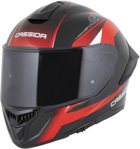 prilba Integral GTS 2.1 Mega CASSIDA (čierna/červená/biela) príprava pre pinlock