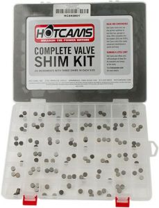 HOT CAMS sada podložiek pod ventily 7,48 mm - od 1,20 do 3,50mm, HCSHIM01