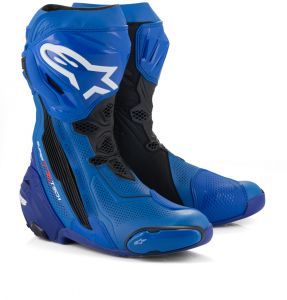 Topánky SUPERTECH R VENTED, ALPINESTARS (modrá/čierna, perforovaná obšívka) 2025
