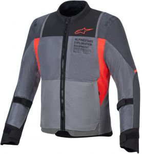 Bunda ST-2 AIR, ALPINESTARS (sivá/tmavo sivá/červená) 2025