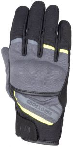 rukavice DAKAR 1.0, OXFORD (sivá/žltá)