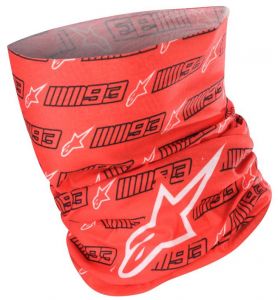 nákrčník MM93 kolekcia, ALPINESTARS (červená/čierna/biela) 2026