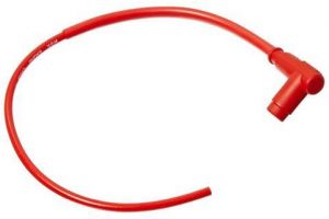 NGK Fajka CR2 (NR 8048) gumová uhlová, 50 CMM, červená farba