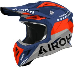 prilba AVIATOR ACE 2 Fury, AIROH (azurovo-červená lesklá) 2026