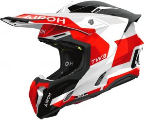 prilba TWIST 3 Fancy, AIROH (červená lesklá) 2026