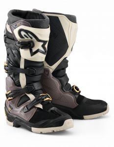topánky TECH 7 ENDURO DRYSTAR, ALPINESTARS (čierna/tmavo sivá/zlatá) 2026