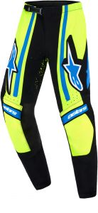nohavice TECHSTAR NOMUR YOUTH, ALPINESTARS, detské (tmavo modrá/žltá fluo/modrá)