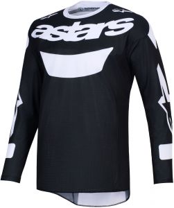 dres RACER AIR RIWAY, ALPINESTARS (čierna/biela) 2026