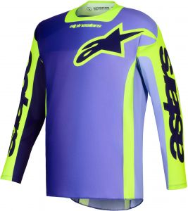dres RACER PORTL, ALPINESTARS (fialová/žltá fluo) 2026