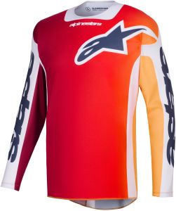 dres RACER PORTL, ALPINESTARS (červená/oranžová/svetlo sivá) 2026