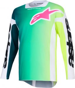 dres RACER PORTL, ALPINESTARS (zelená/biela/čierna) 2026