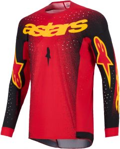 dres SUPERTECH SCENZ, ALPINESTARS (červená/čierna/žltá) 2026