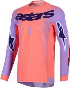 dres SUPERTECH SCENZ, ALPINESTARS (oranžová koralová/fialová) 2026