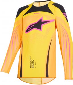 dres TECHSTAR NOMUR YOUTH, ALPINESTARS, detské (oranžová/žltá/rúžová) 2026