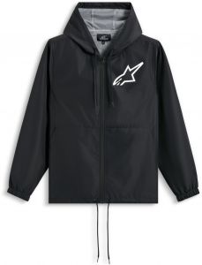 bunda SPEEDER CHROMIUM WINDBREAKER, ALPINESTARS (čierna/biela)
