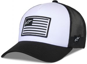 šiltovka FLAG SNAP HAT, ALPINESTARS (biela/čierna)