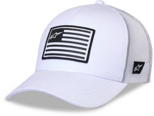 šiltovka FLAG SNAP HAT, ALPINESTARS (biela/biela)