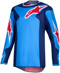 dres FLUID GRID, ALPINESTARS (modrá/červená) 2026