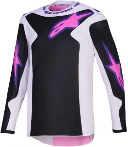 dres FLUID GRID, ALPINESTARS (čierna/svetlo šedá/fialová) 2026