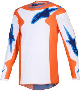 dres FLUID GRID, ALPINESTARS (oranžová/modrá) 2026