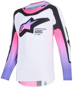 dres SUPERTECH VISTA YOUTH, ALPINESTARS, detské (biela/fialová/čierna) 2026