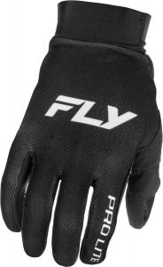 rukavice PRO LITE, FLY RACING - USA 2026 (čierna/biela)