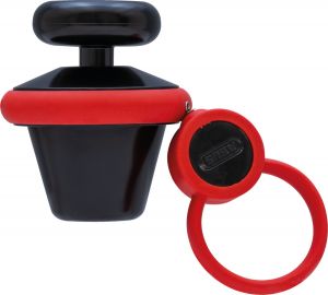 Zámok na kotúčovú brzdu 39 Victory (priemer čapu 12 mm, červený), ABUS