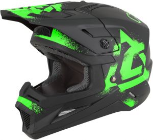 prilba Cross Cup 2 Crew Junior, CASSIDA, detská (čierna matná/zelená fluo) 2026