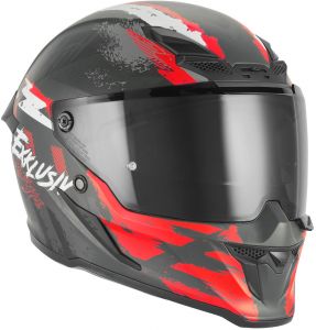 prilba GOLIATH CUT´D, NOX EXKLUSÍV (čierna matná, červená)