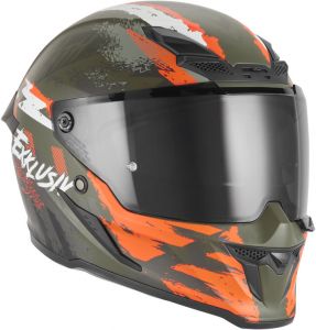 prilba GOLIATH CUT´D, NOX EXKLUSÍV (khaki matná, oranžová)