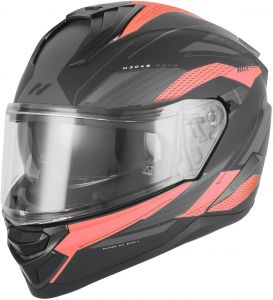 prilba N304-S REVO, NOX (čierna matná, červená) 2026