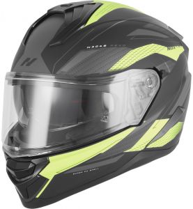 prilba N304-S REVO, NOX (čierna matná, žltá fluo) 2026