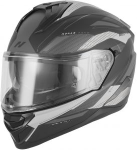 prilba N304-S REVO, NOX (čierna matná, strieborná) 2026