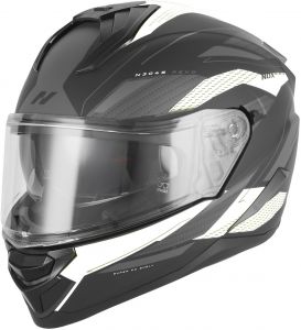 prilba N304-S REVO, NOX (čierna matná, biela) 2026