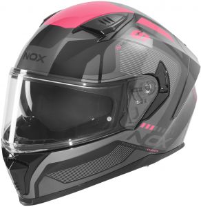 prilba N402 MENTOR, NOX (čierna, rúžová) 2026