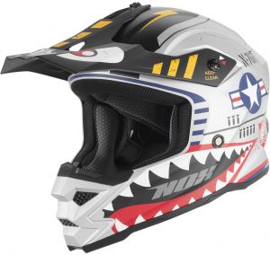 Prilba N761 FLY FIGHTER, NOX, detská (strieborná, viac far.) 2026